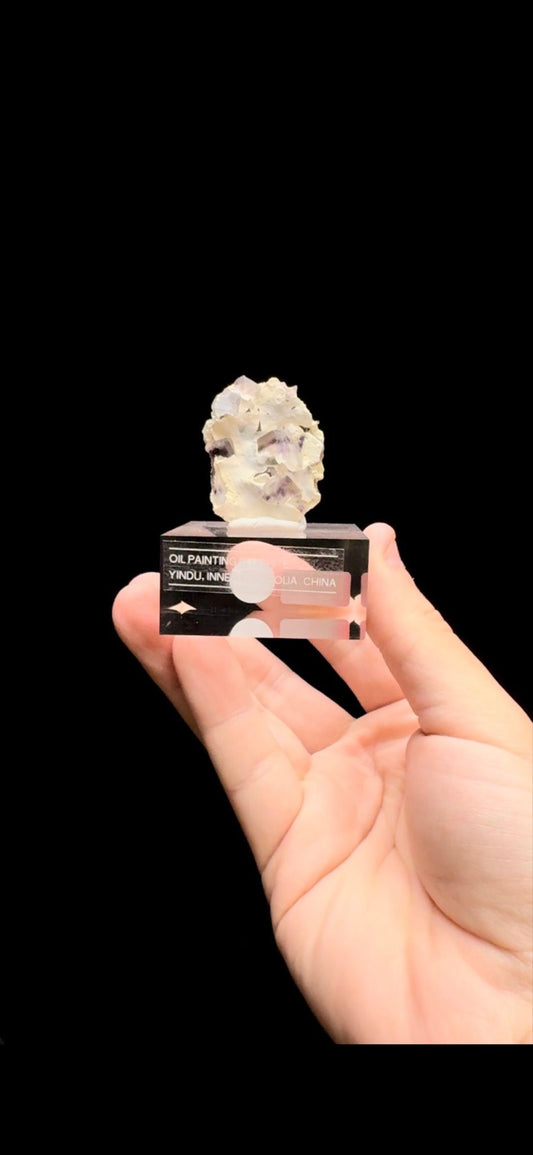 0311- Oil Painting Fluorite