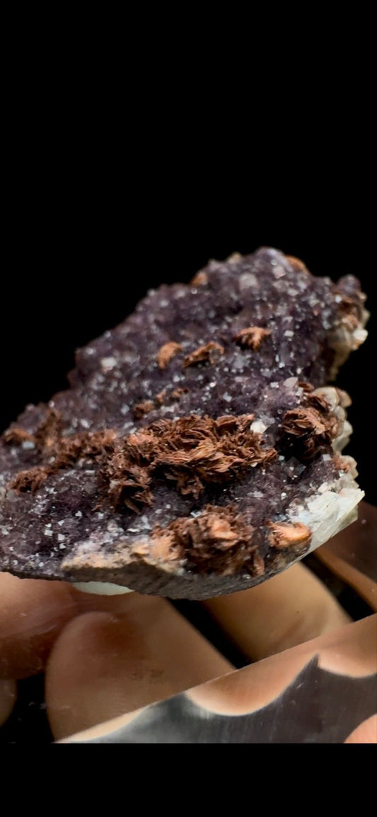 0506- Fluorite on Barite