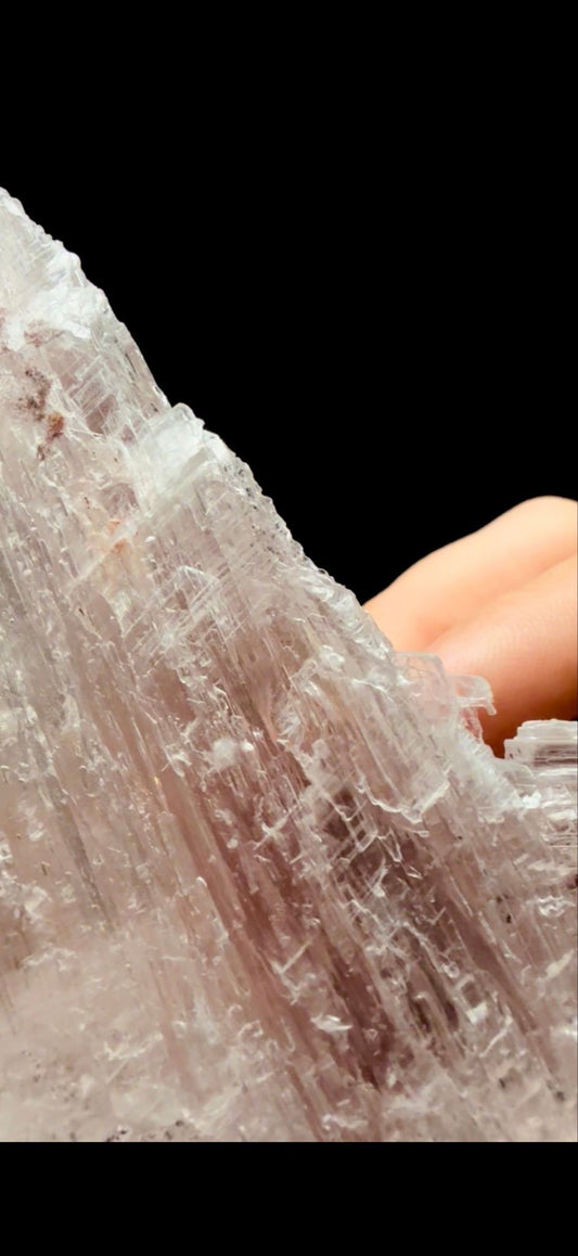 854- Selenite With Hematite