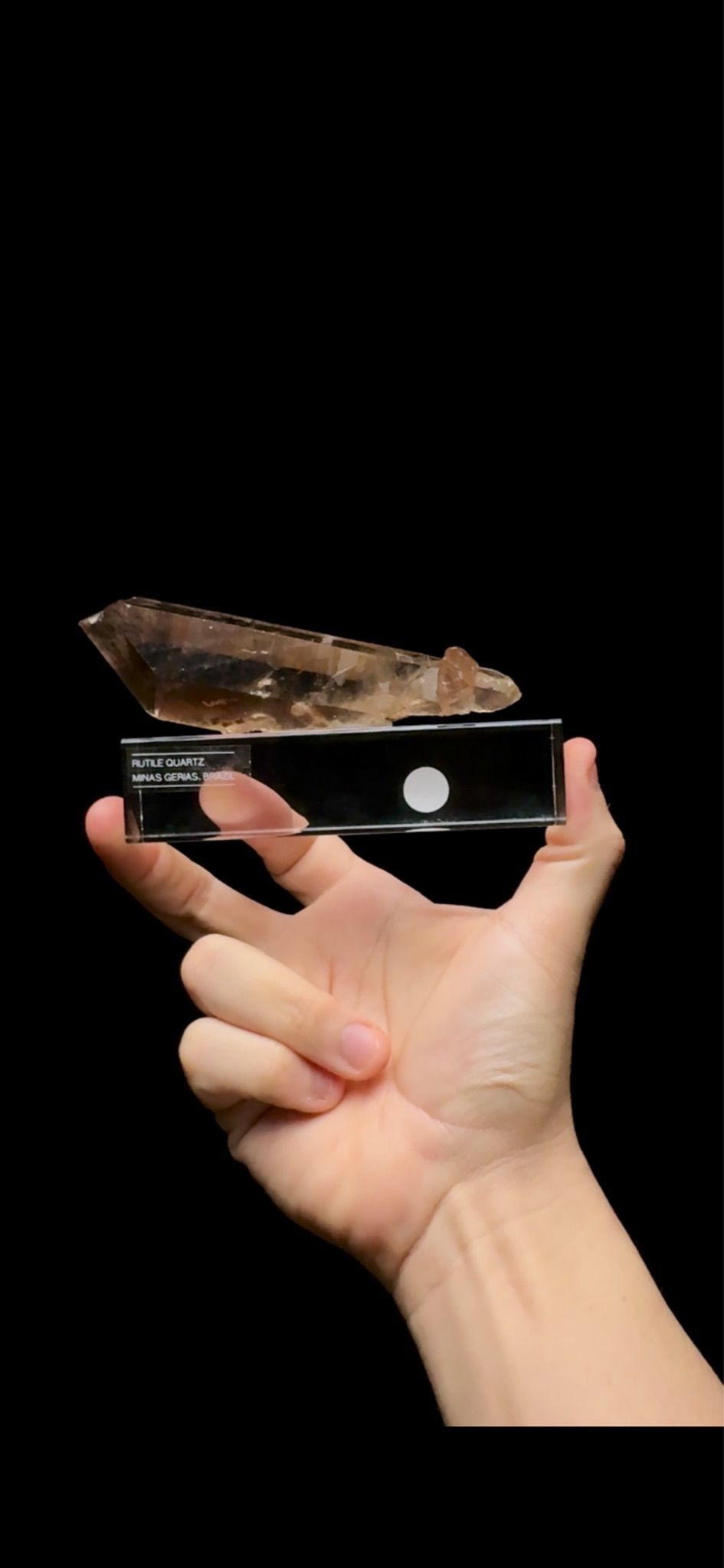 0567- Golden Rutile in Quartz