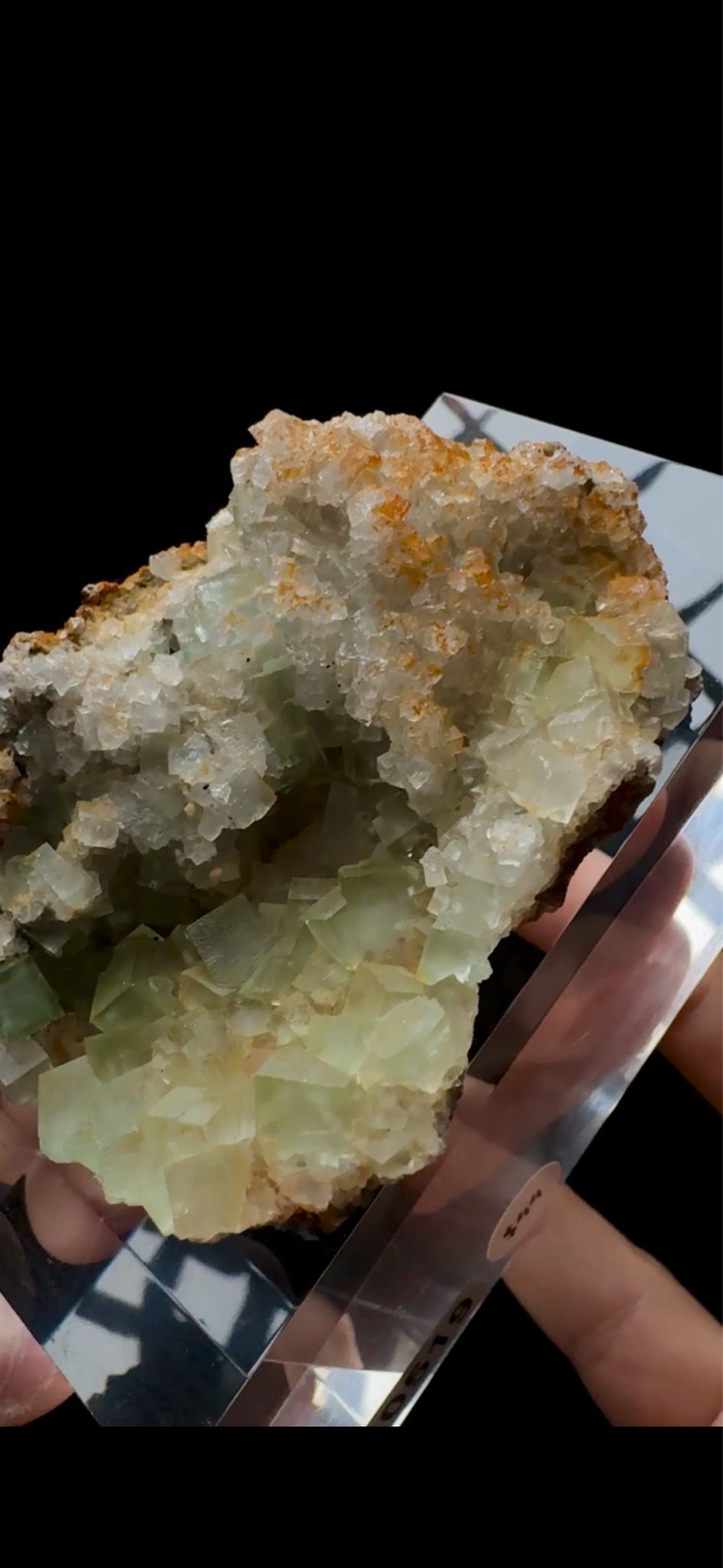 0519- Fluorite with Iron Oxide