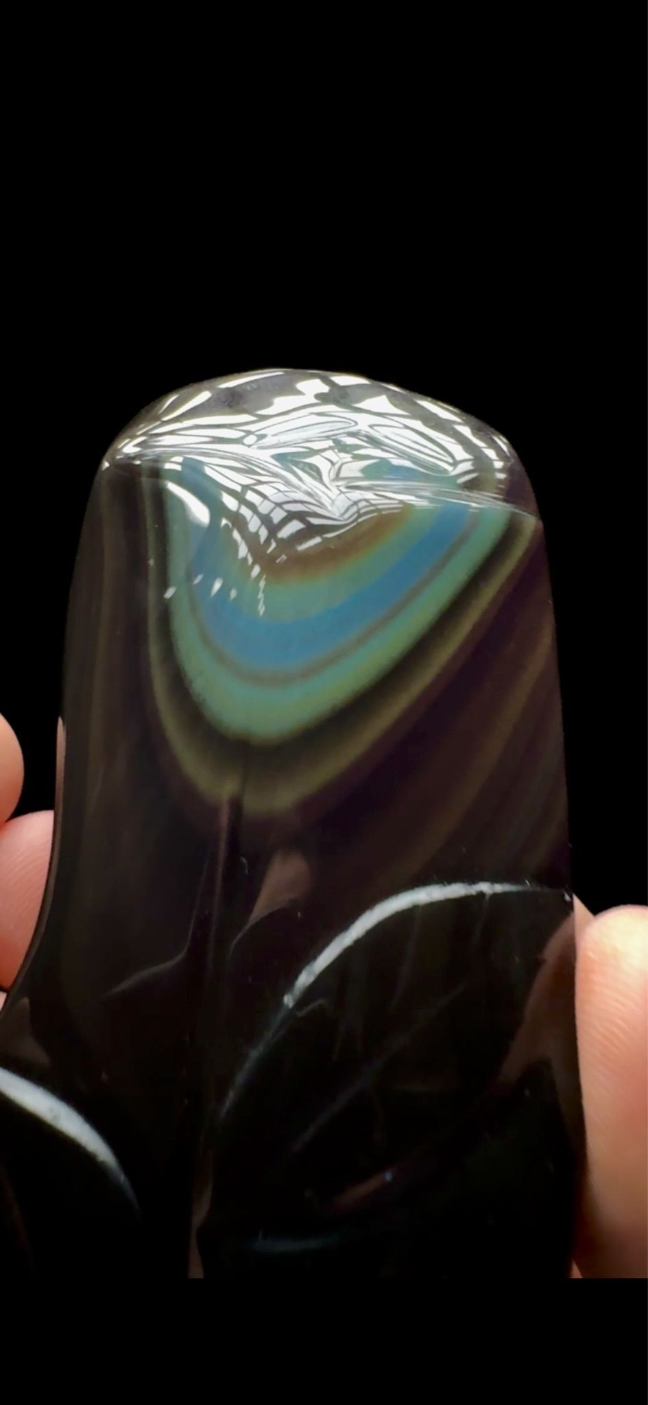 0542- Rainbow Obsidan