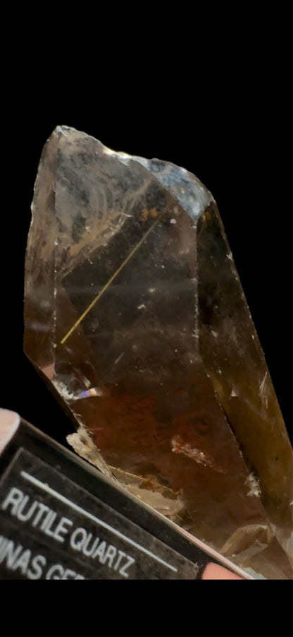0567- Golden Rutile in Quartz