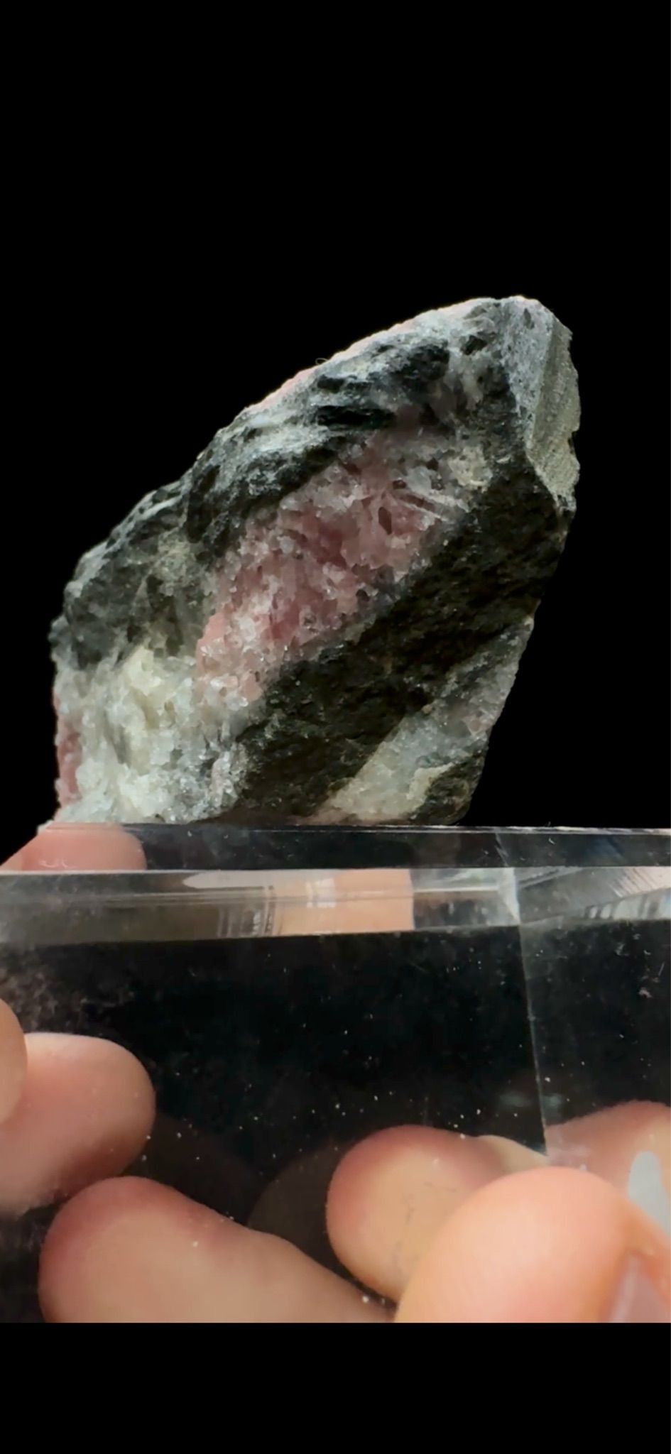 0568- Rhodochrosite With Quartz