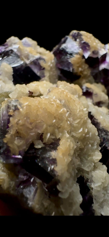 0534- Fluorite with Calcite
