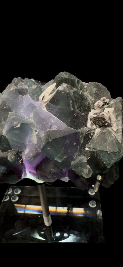 0634- Multigenerational Octahedral Fluorite