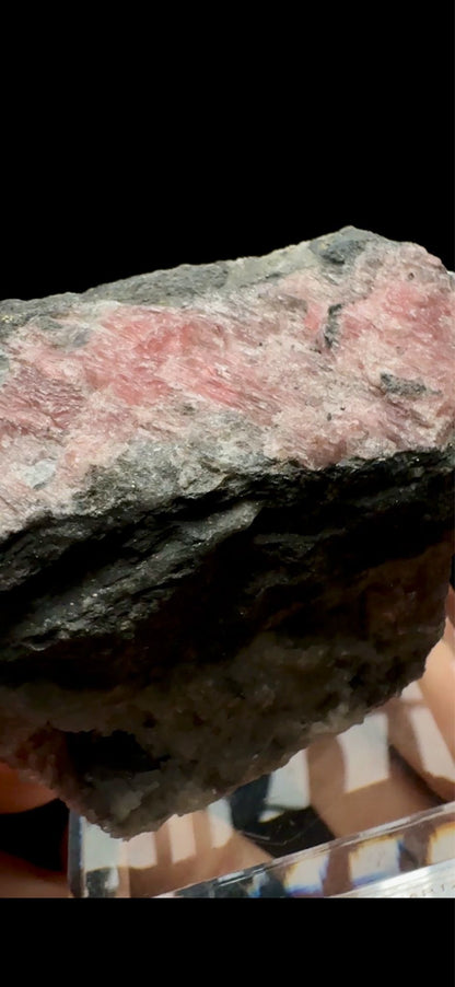 0568- Rhodochrosite With Quartz