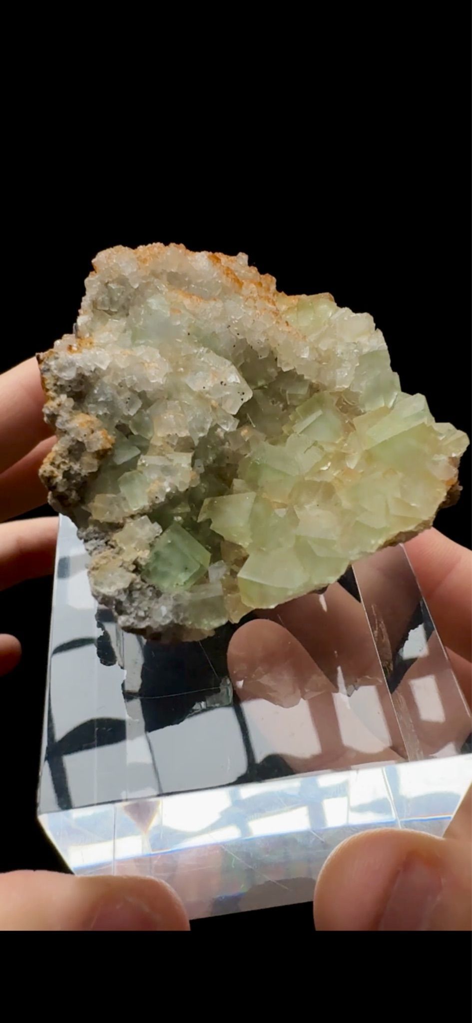 0519- Fluorite with Iron Oxide