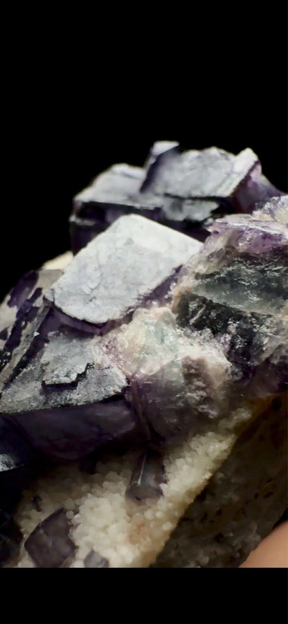 0737- Borderline Fluorite (QR Code)