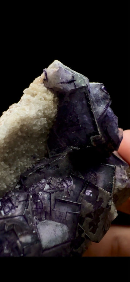 0737- Borderline Fluorite (QR Code)