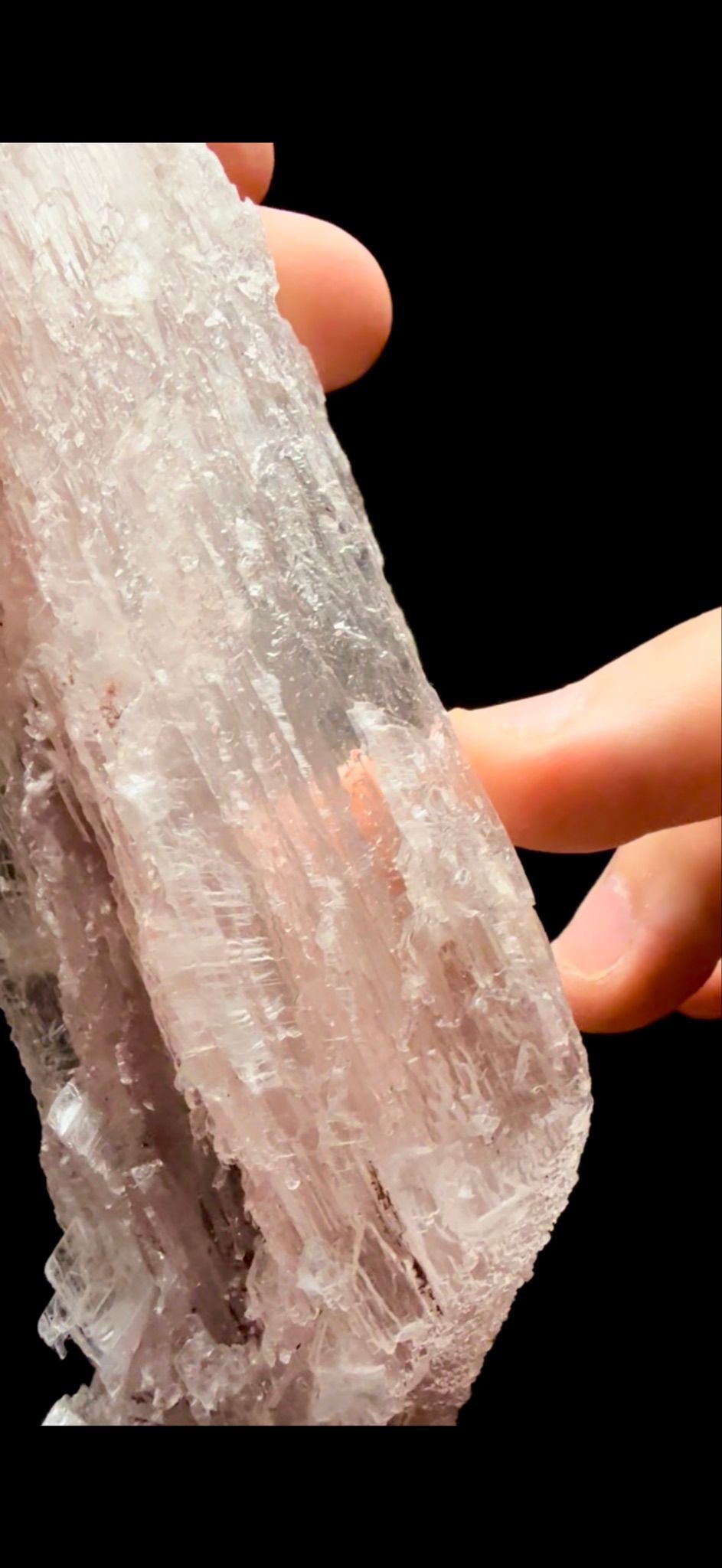 854- Selenite With Hematite