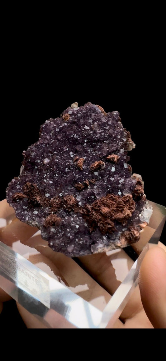 0506- Fluorite on Barite