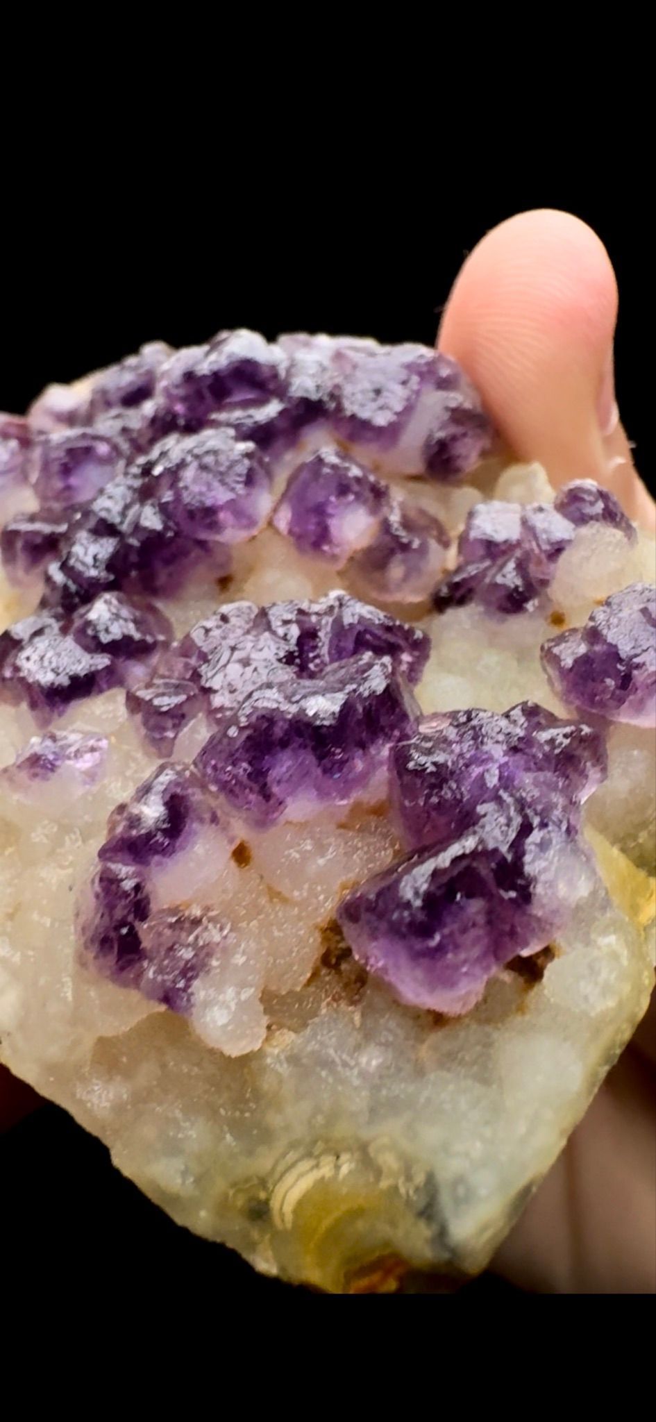082- Fluorite on Quartz