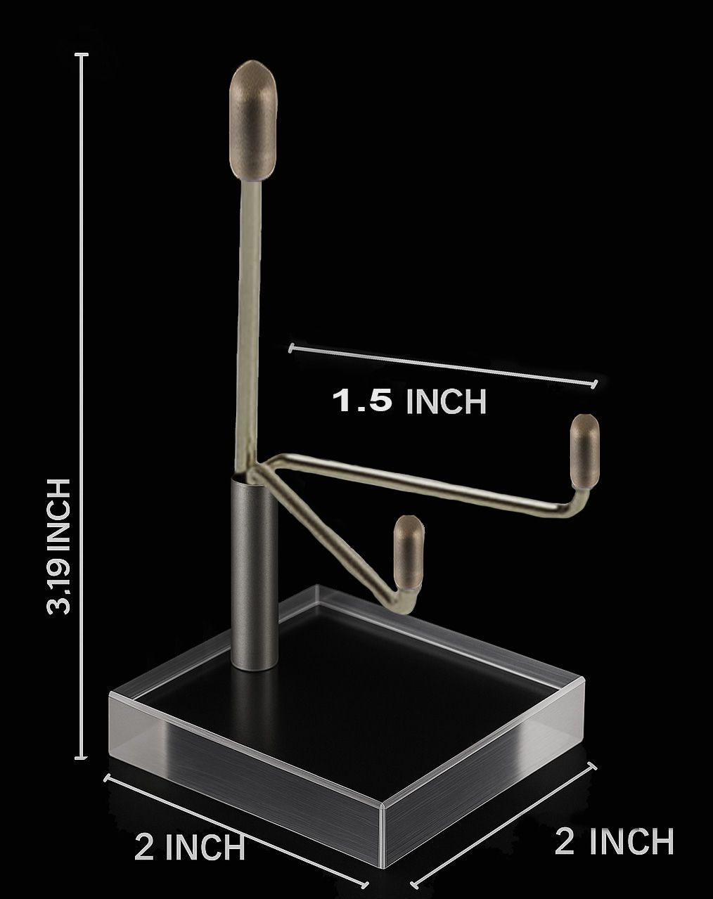 Silver Acrylic Crystal Stand