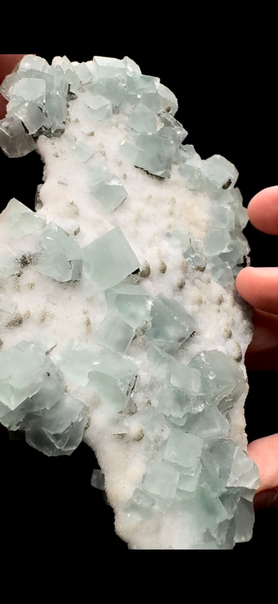 066- Fluorite On Quartz