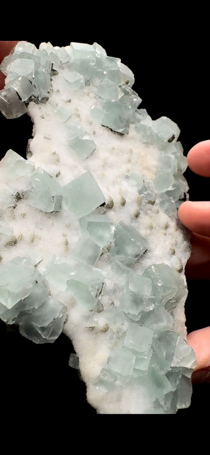 066- Fluorite On Quartz