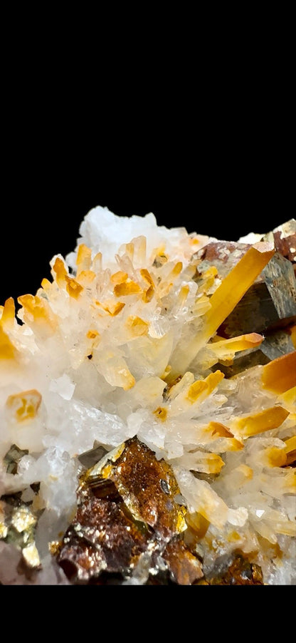 0372- Mango Quartz with Pyrite