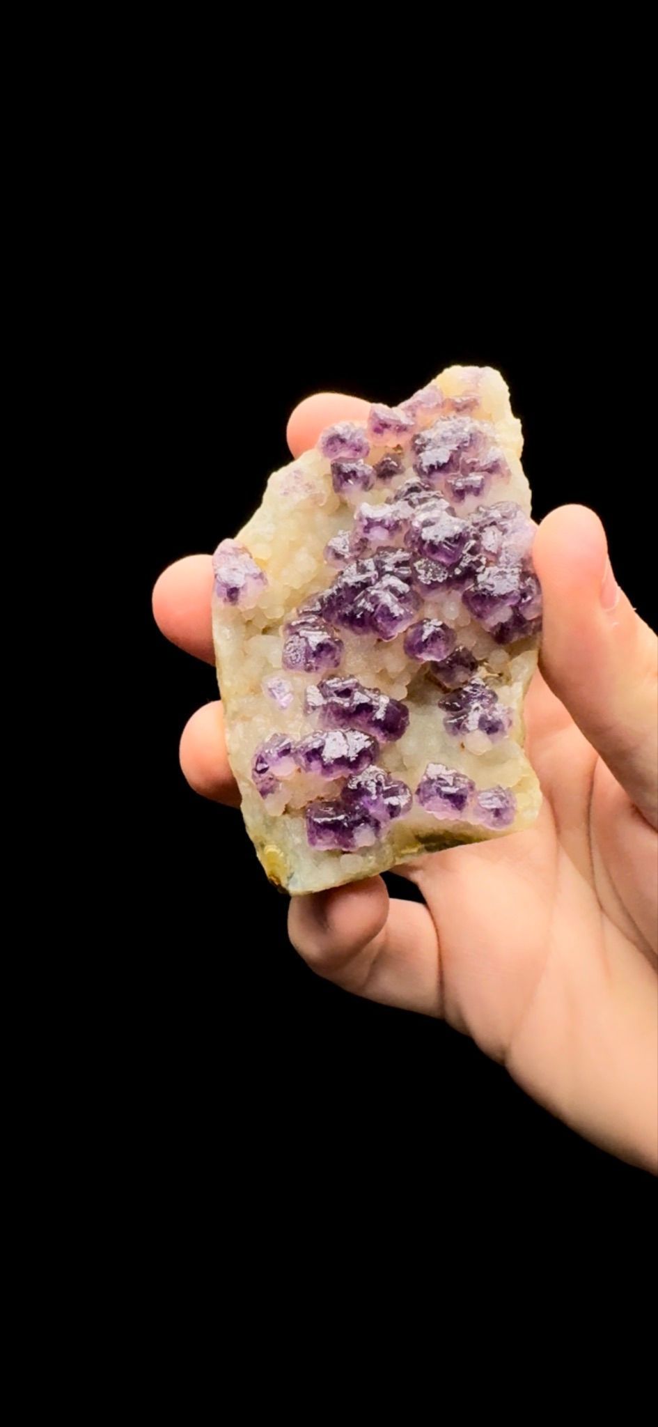 082- Fluorite on Quartz