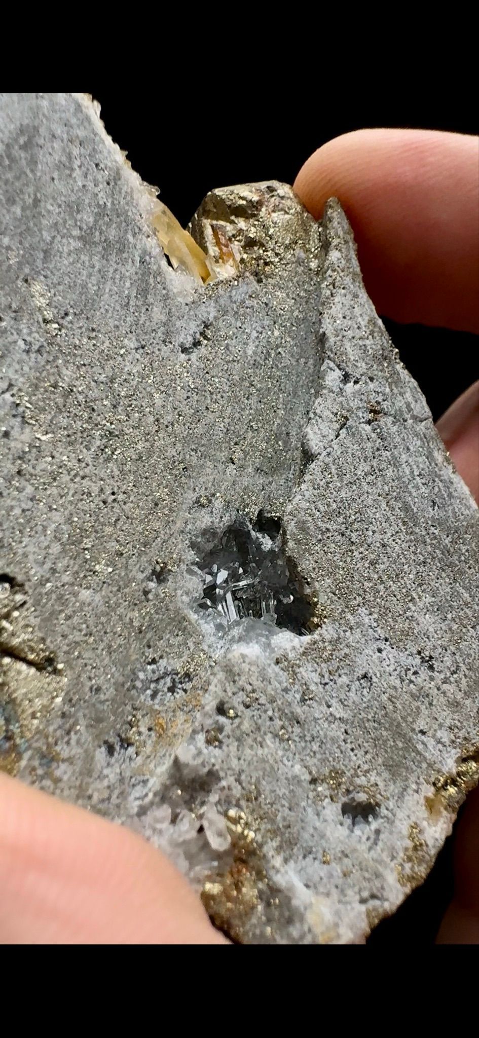 0371- Mango Quartz with Pyrite