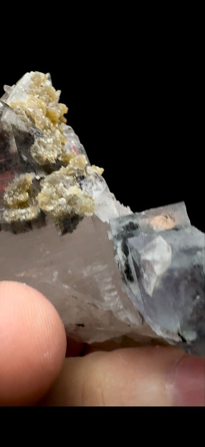 202- Fluorite with Quartz and Mica