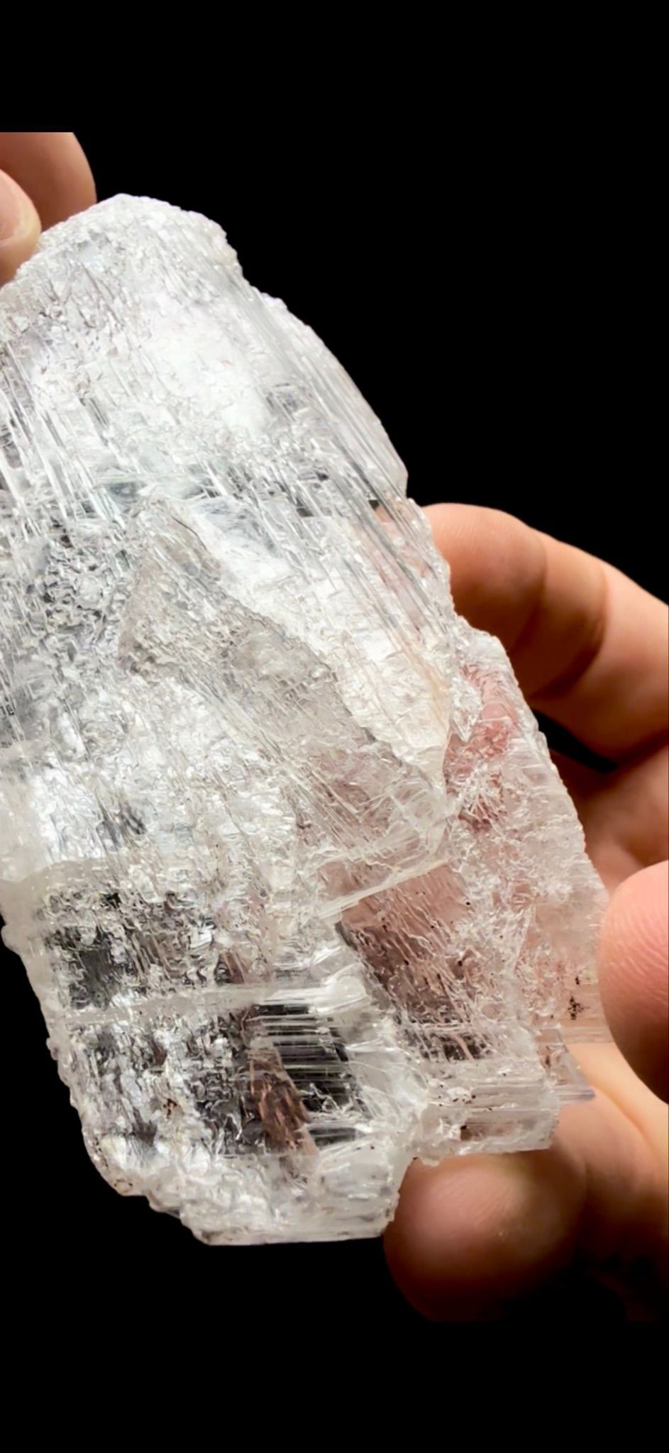 855- Selenite With Hematite