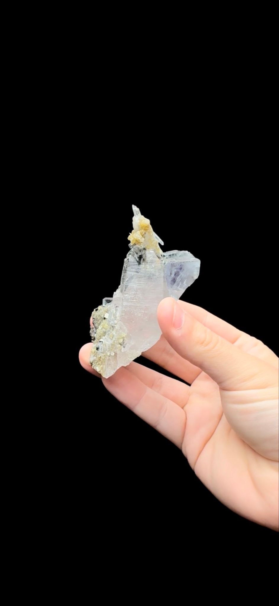 202- Fluorite with Quartz and Mica