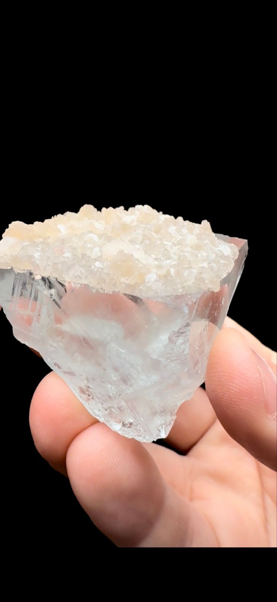 196- Fluorite With Calcite