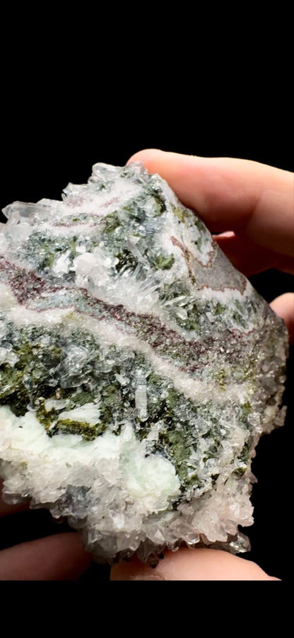 153- Prehnite with Quartz