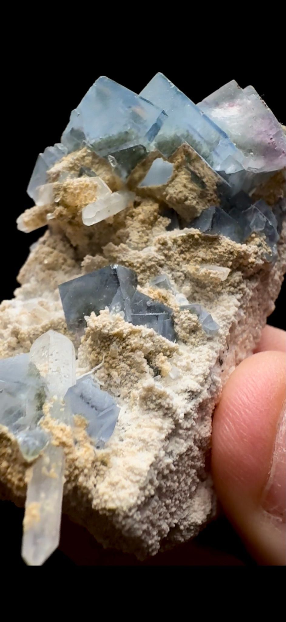 0403- Fluorite with Quartz