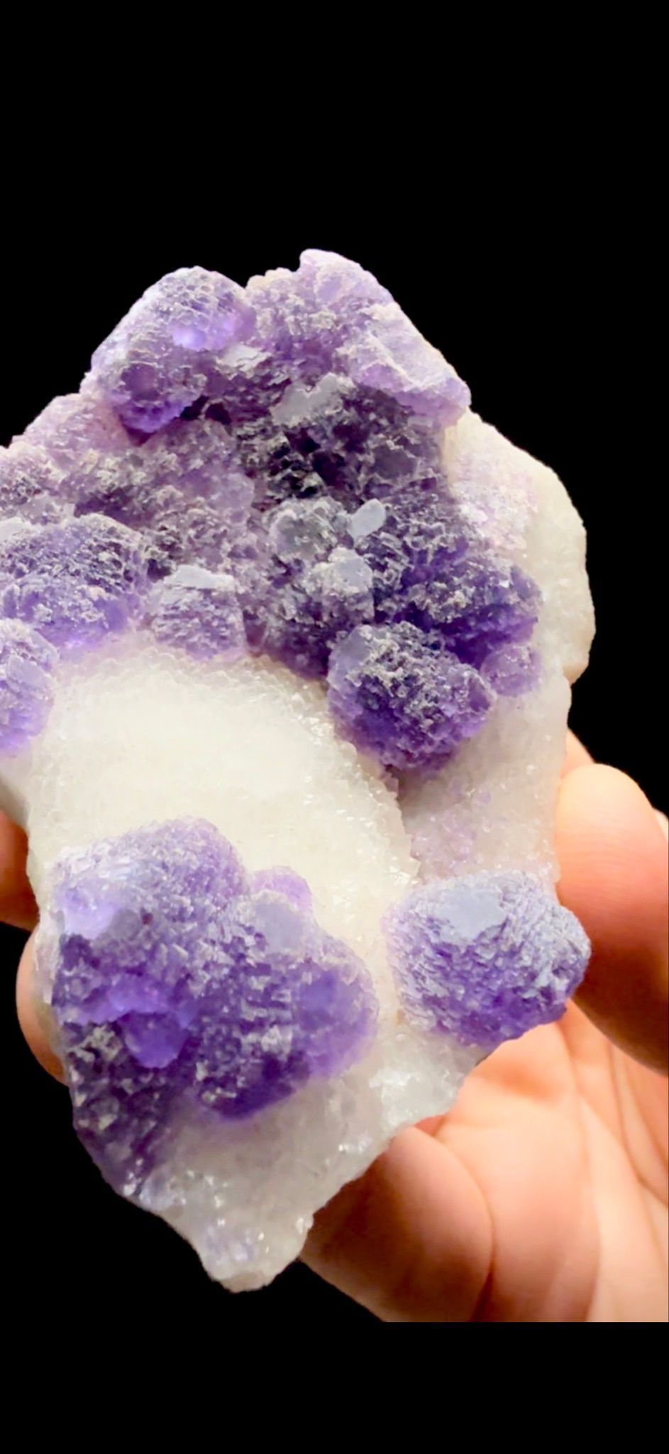 882- Fluorite on Quartz