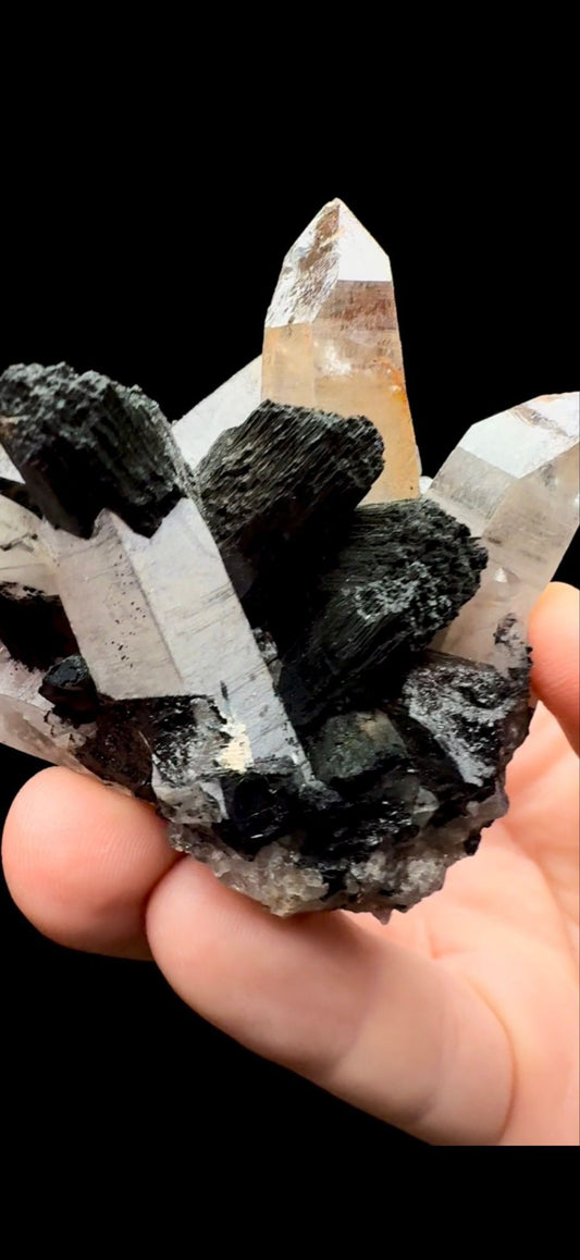 212- Specularite on Quartz