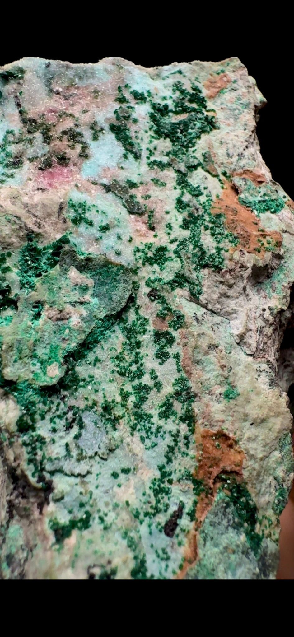 808- Malachite on Chrysocolla