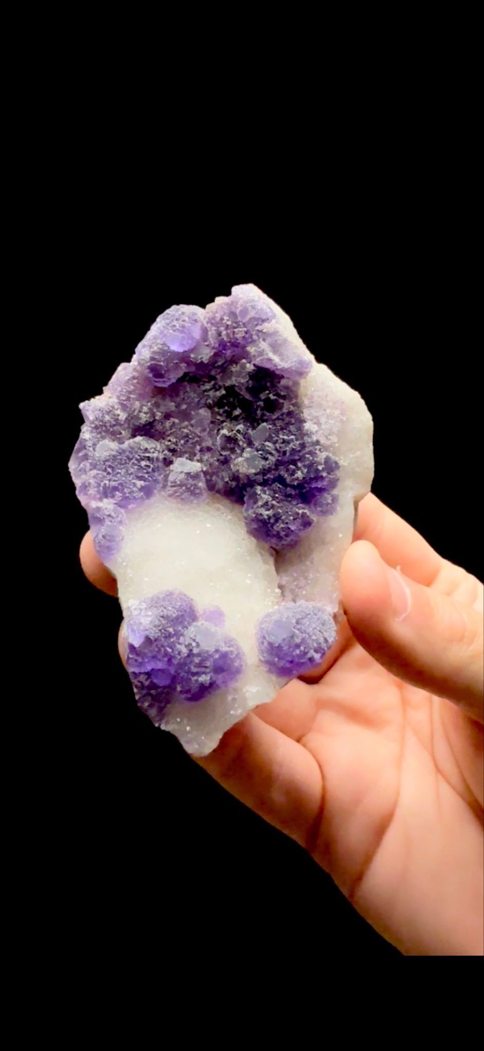 882- Fluorite on Quartz