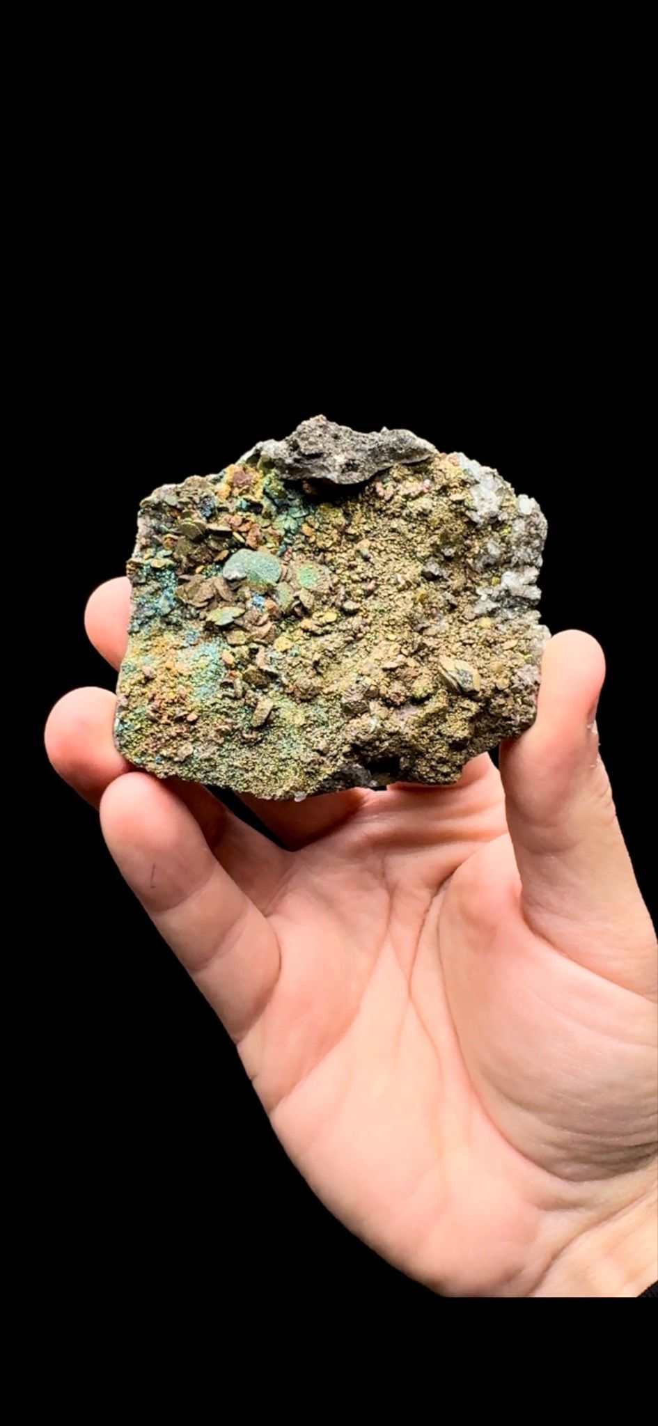 023- Pyrite on Calcite