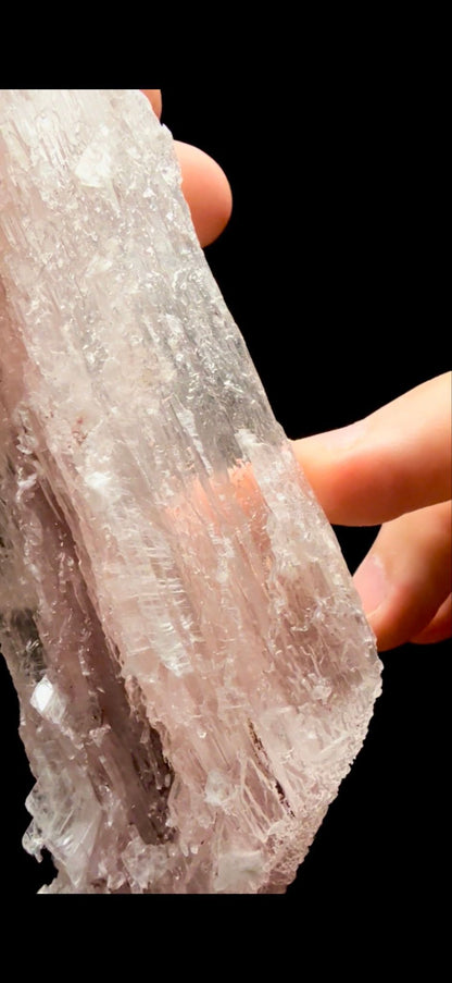 854- Selenite With Hematite
