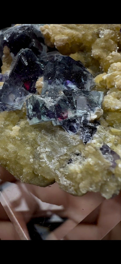223- Fluorite on Mica