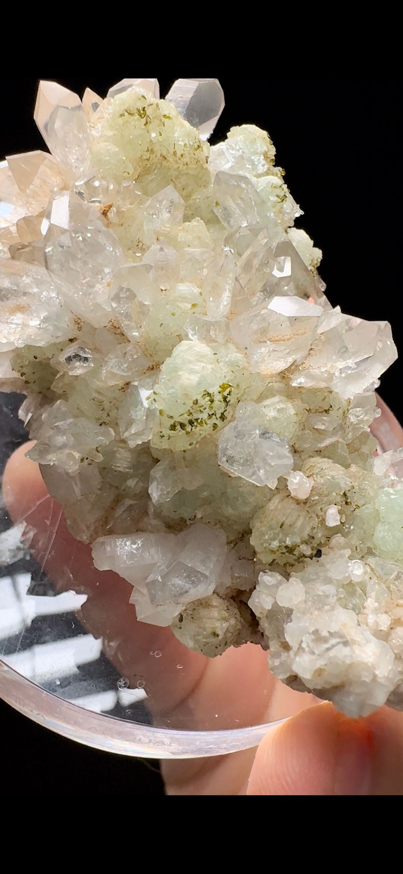 313- Prehnite With Quartz