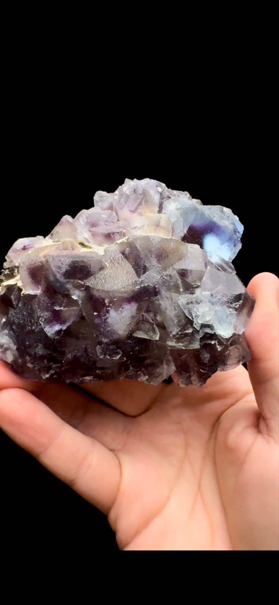 0390- Oil Painting Fluorite
