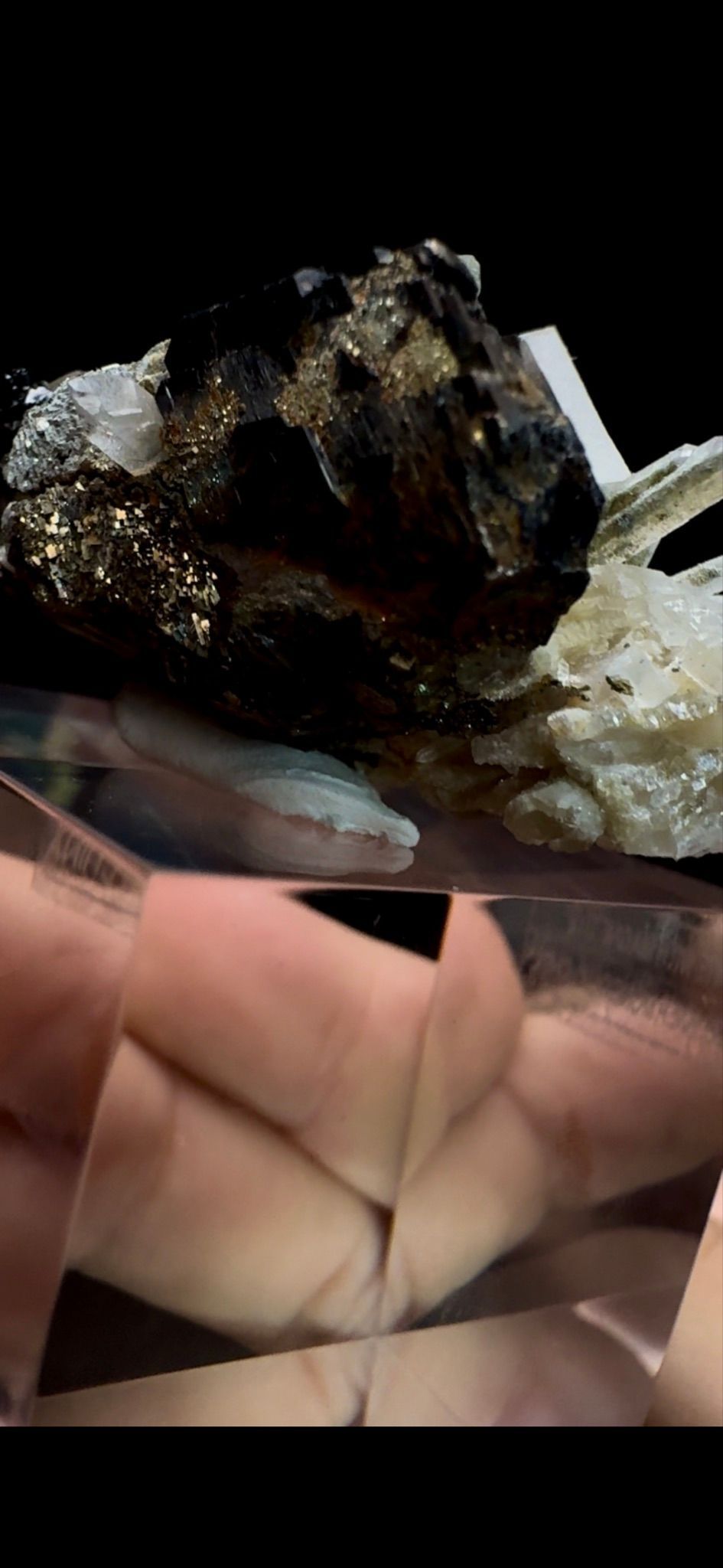 0511- Fluorite with Quartz and Magnetite