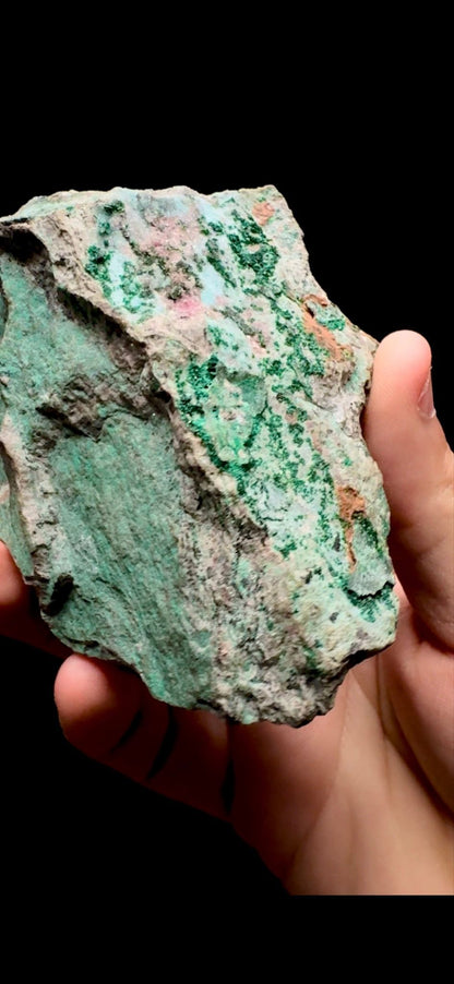 808- Malachite on Chrysocolla