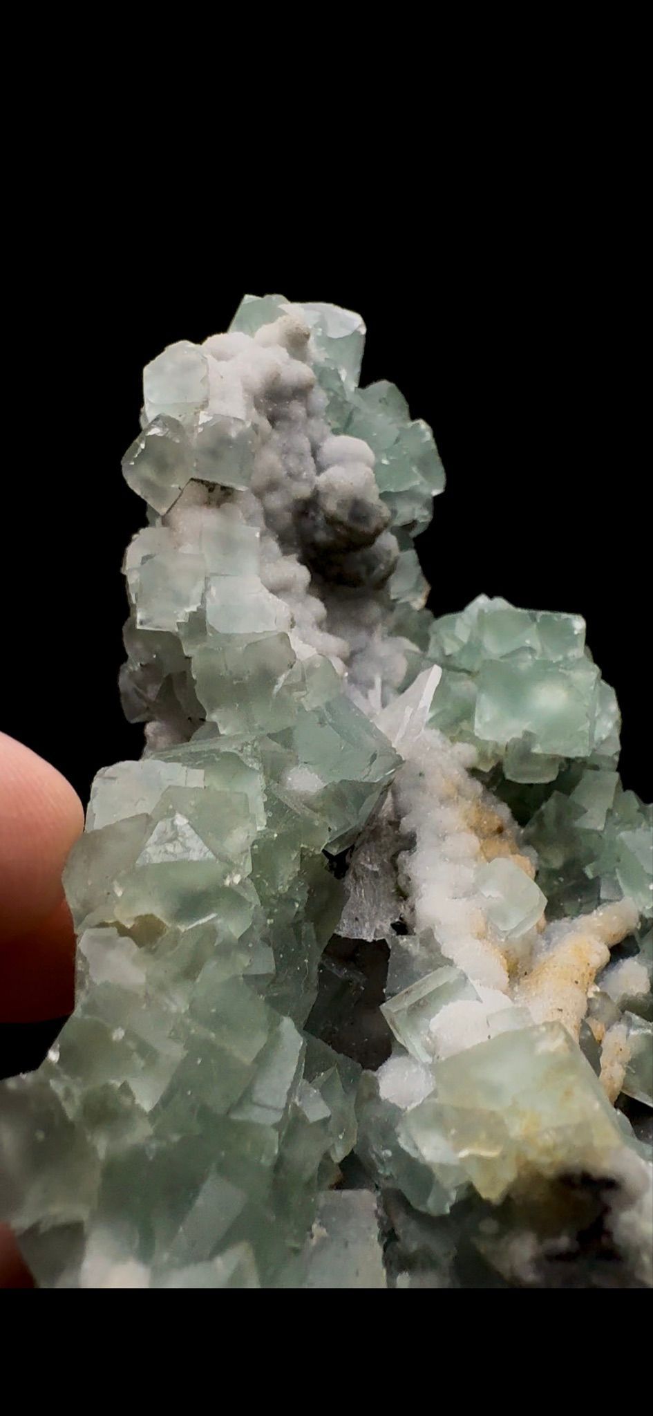 0239- Fluorite on Quartz