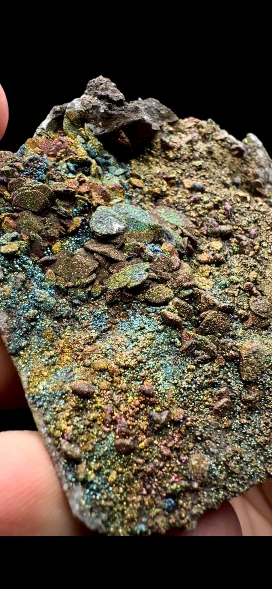023- Pyrite on Calcite
