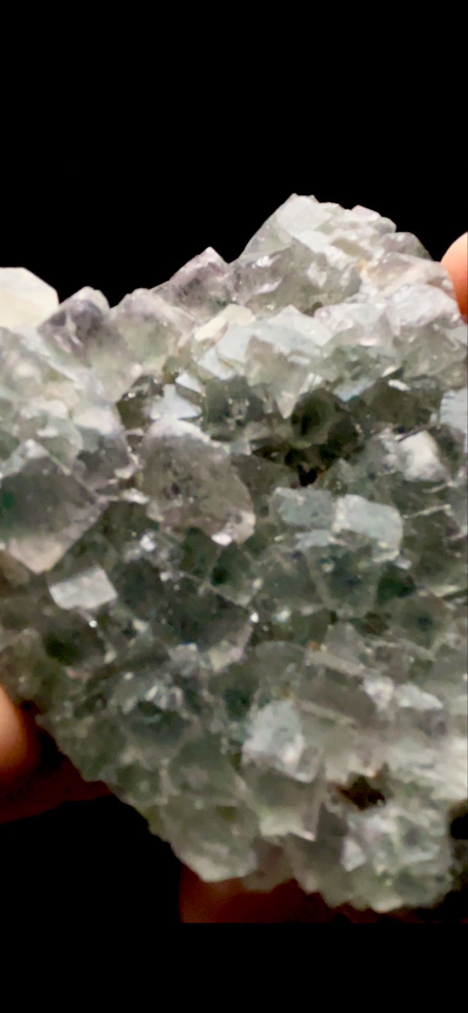 909- Fluorite with Calcite