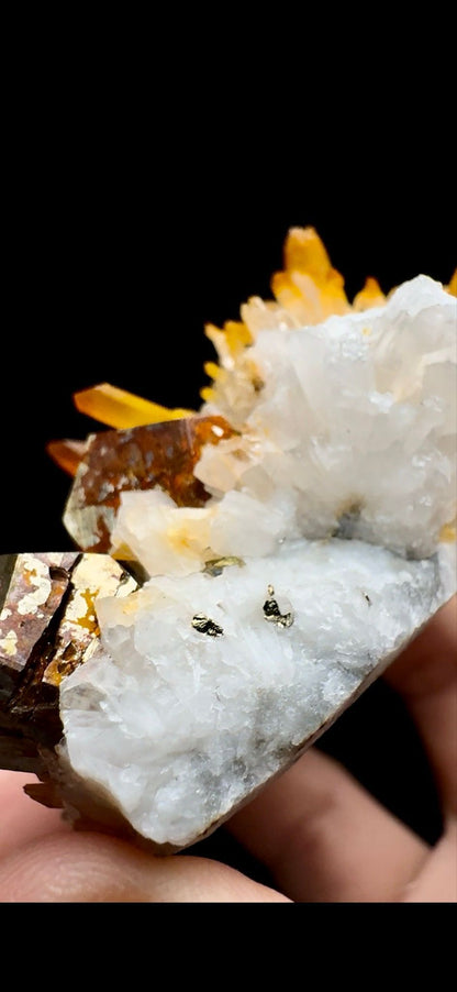 0372- Mango Quartz with Pyrite
