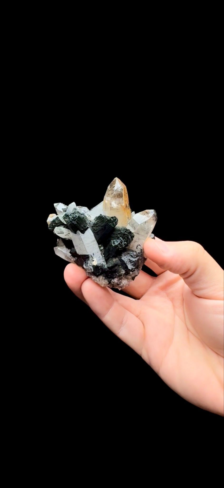 212- Specularite on Quartz
