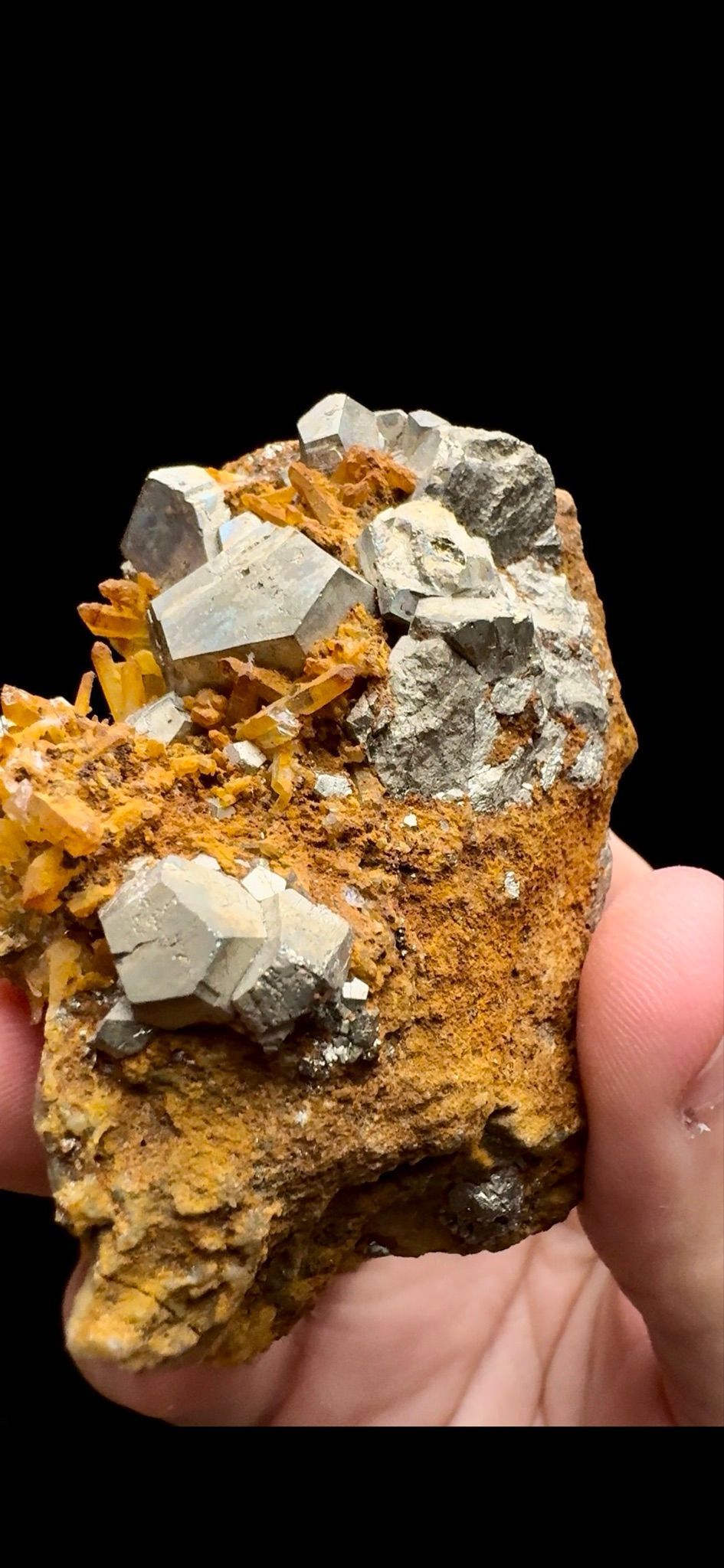 0371- Mango Quartz with Pyrite