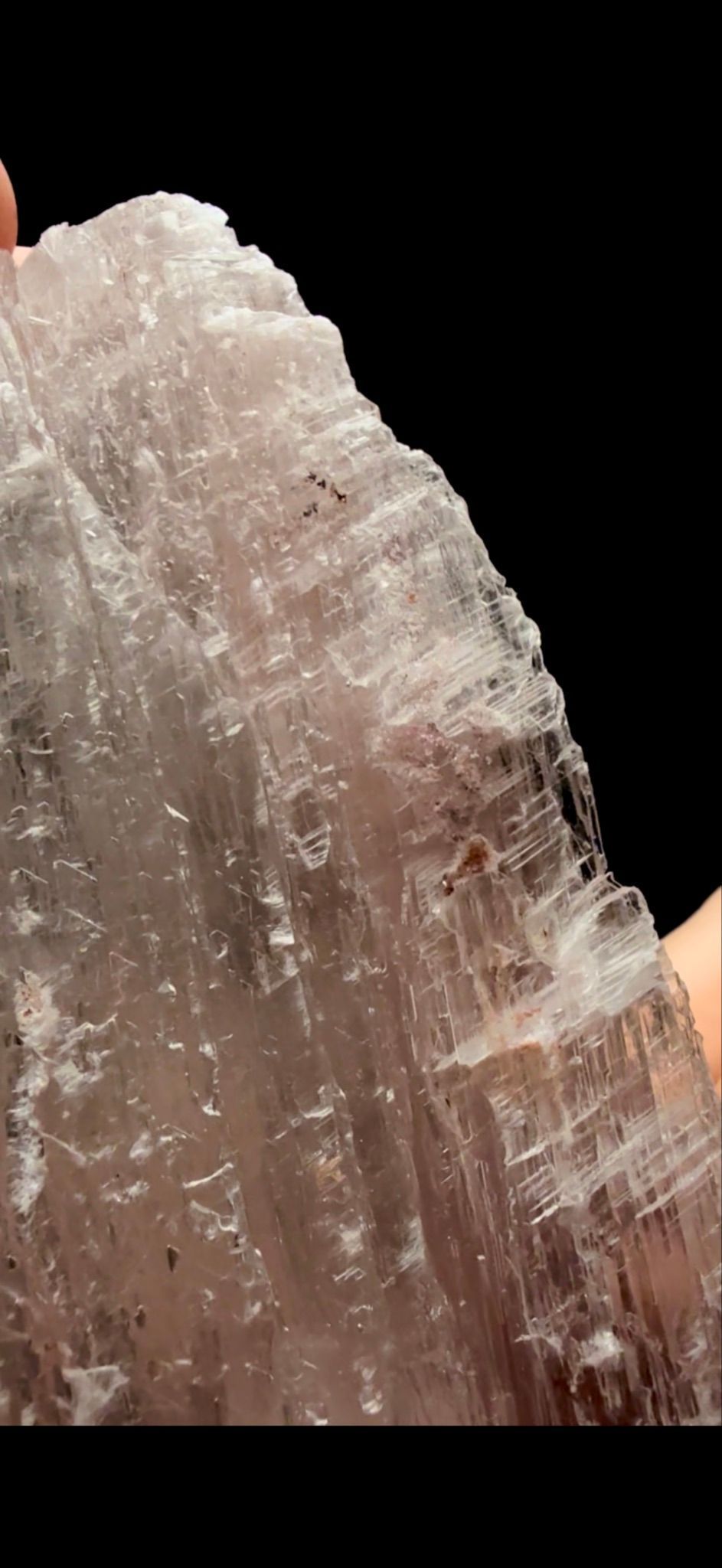 854- Selenite With Hematite
