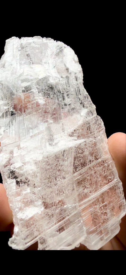 855- Selenite With Hematite