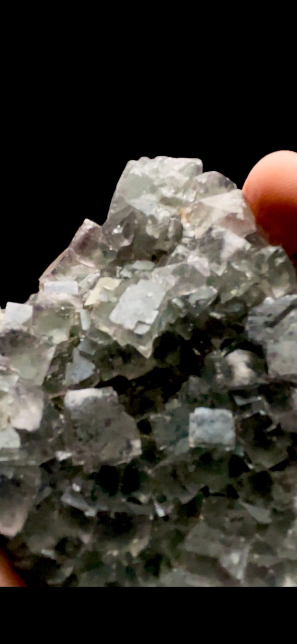 909- Fluorite with Calcite