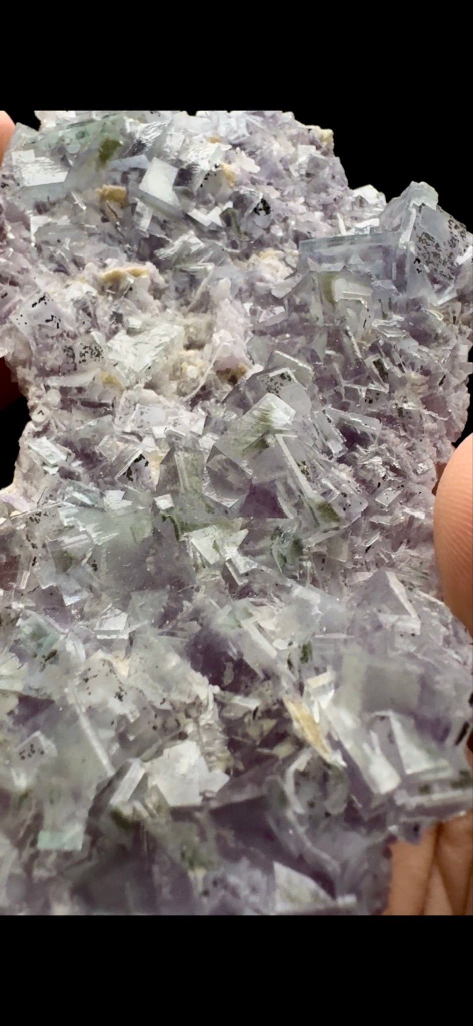0416- Fluorite on Quartz